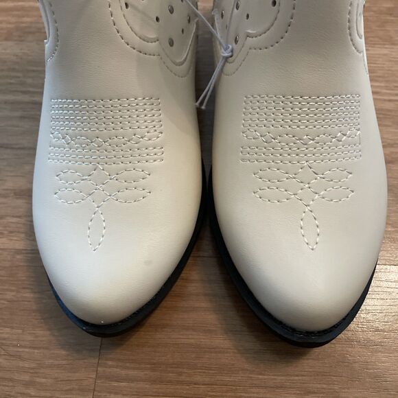 Art Class Girls Jovi Western Cowboy Boots White Studded Size 13 NIB New In Box - Picture 6 of 16